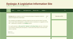 Desktop Screenshot of dyslegia.com